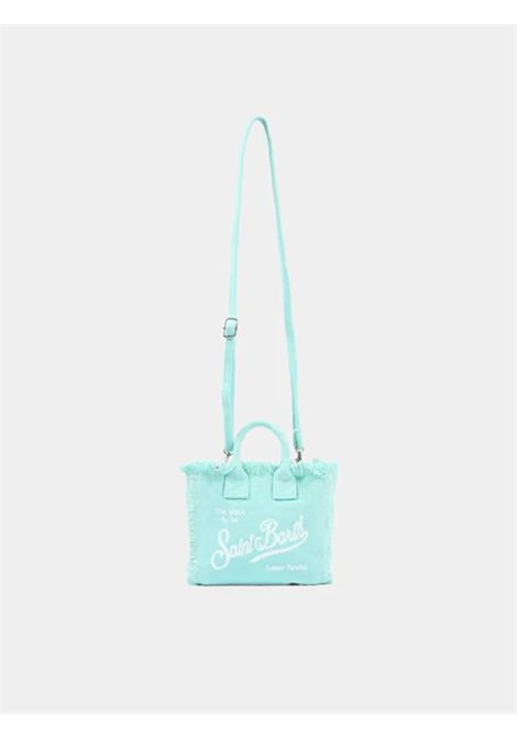 Borsa Mini in canvas SAINT BARTH | VAMI001 VANITY MINI00711L 56 WATER GREEN
